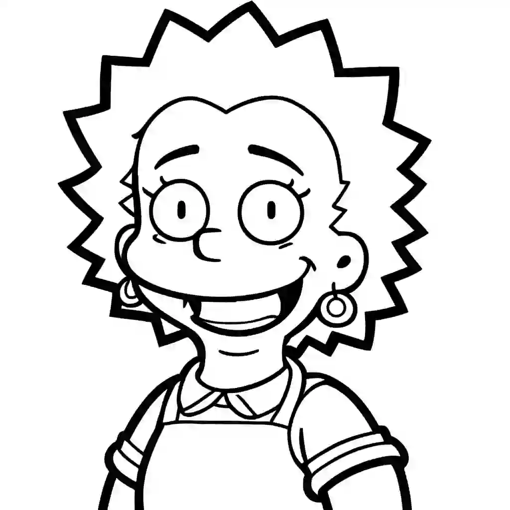 Maggie Simpson coloring pages